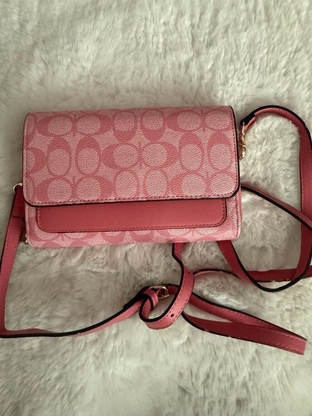 Coach Turner Wine Leather Signature C Crossbody